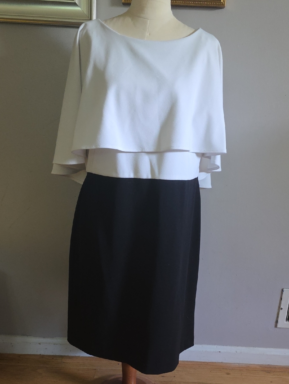Calvin Klein Capelet Dress
